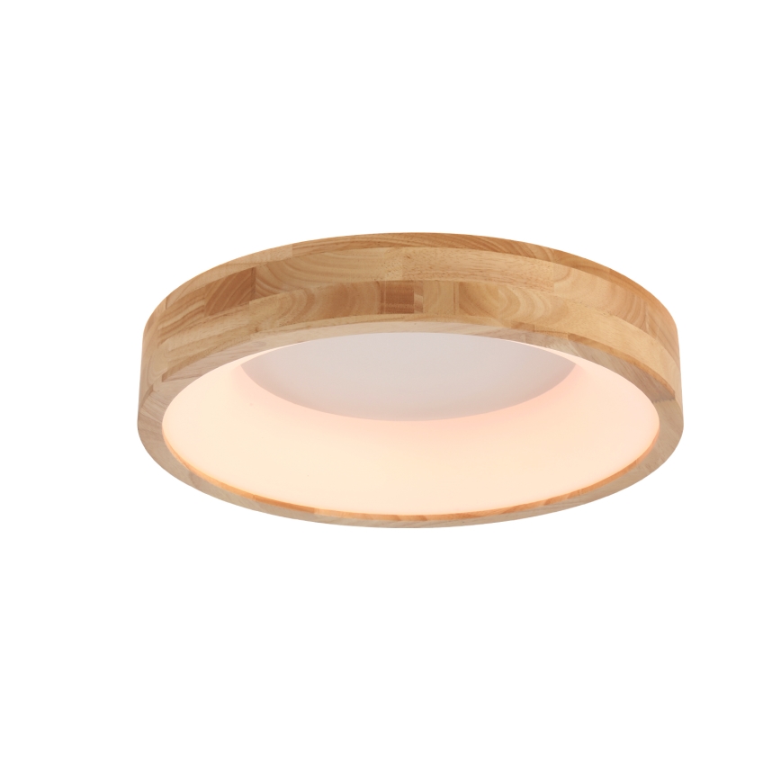 Brilagi - LED-plafondlamp FALCON WOOD, 30W, 230V, 3000/4000/6000K, Ø 45 cm, hout