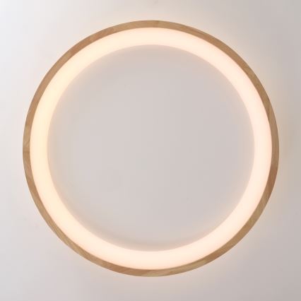 Brilagi - LED-plafondlamp FALCON WOOD LED/60W/230V 3000/4000/6000K Ø 80 cm hout