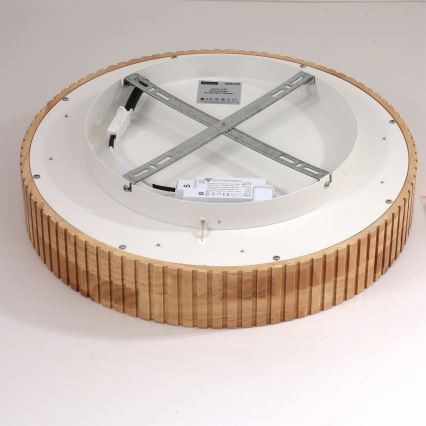 Brilagi - LED-plafondlamp FALCON WOOD MODERN LED/30W/230V 3000/4000/6000K Ø 45 cm hout