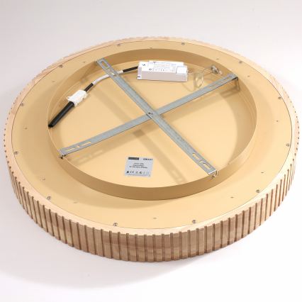 Brilagi - LED plafondlamp FALCON WOOD MODERN LED/40W/230V 3000/4000/6000K Ø 60 cm hout