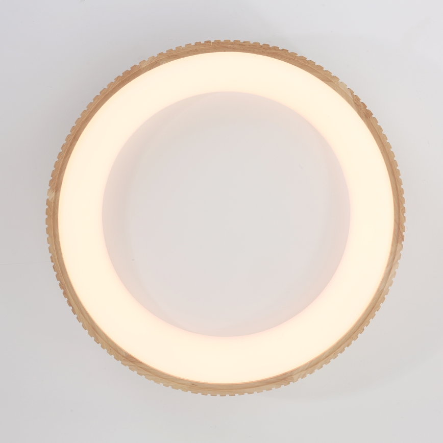 Brilagi - LED plafondlamp FALCON WOOD MODERN LED/40W/230V 3000/4000/6000K Ø 60 cm hout