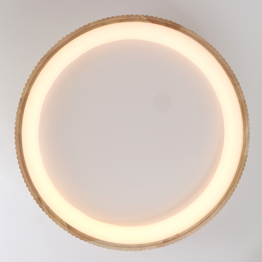 Brilagi - LED plafondlamp FALCON WOOD MODERN LED/60W/230V 3000/4000/6000K Ø 80 cm hout