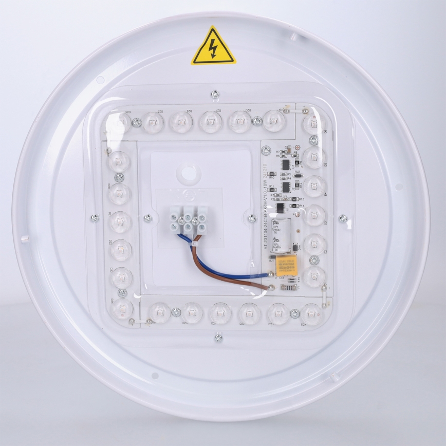 Brilagi - LED plafondlamp FLOCO LED/24W/230V Ø 30 cm houtdecor/wit