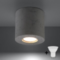 Brilagi -  LED Plafondlamp FRIDA 1xGU10/7W/230V beton