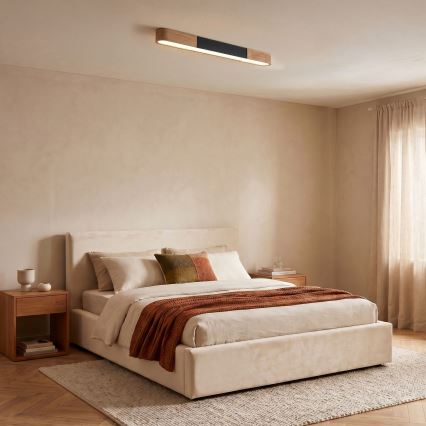 BRILAGI - LED plafondlamp GARDALINE LED/100W/230V 80 cm eiken/zwart