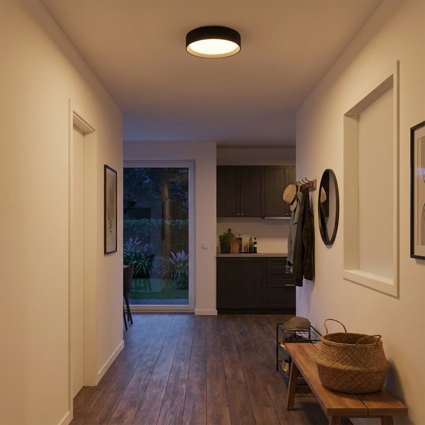 Brilagi - LED-plafondlamp LUCIA LED/24W/230V Ø 31 cm zwart