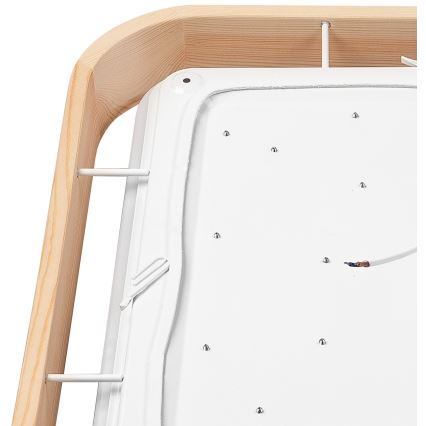 Brilagi - Dimbare LED-plafondlamp MANAROLA CUBIC LED/24W/230V 45x45 cm 3000-6500K grenen + afstandsbediening