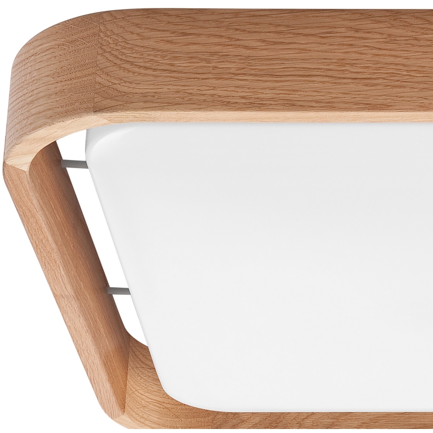 Brilagi - LED dimbare plafondlamp MANAROLA CUBIC LED/24W/230V 3000-6500K eiken + afstandsbediening