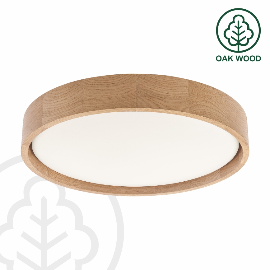 Brilagi - LED plafondlamp MANAROLA PLAIN LED/24W/230V 3000K Ø 41 cm eik