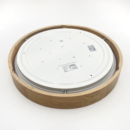 Brilagi - LED plafondlamp MANAROLA PLAIN LED/24W/230V 3000K Ø 41 cm eik