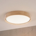 Brilagi - LED-plafondlamp MANAROLA PLAIN LED/24W/230V 3000K Ø 41 cm eiken