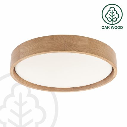 Brilagi - LED-plafondlamp MANAROLA PLAIN LED/24W/230V 3000K Ø 41 cm eiken