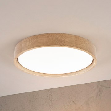 Brilagi - LED-plafondlamp MANAROLA PLAIN LED/24W/230V 4000K Ø 41 cm eiken