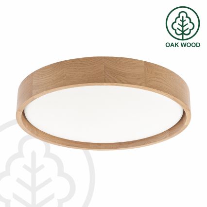 Brilagi - LED-plafondlamp MANAROLA PLAIN LED/24W/230V 4000K Ø 41 cm eiken