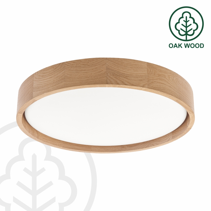 Brilagi - LED-plafondlamp MANAROLA PLAIN LED/24W/230V 4000K Ø 41 cm eiken