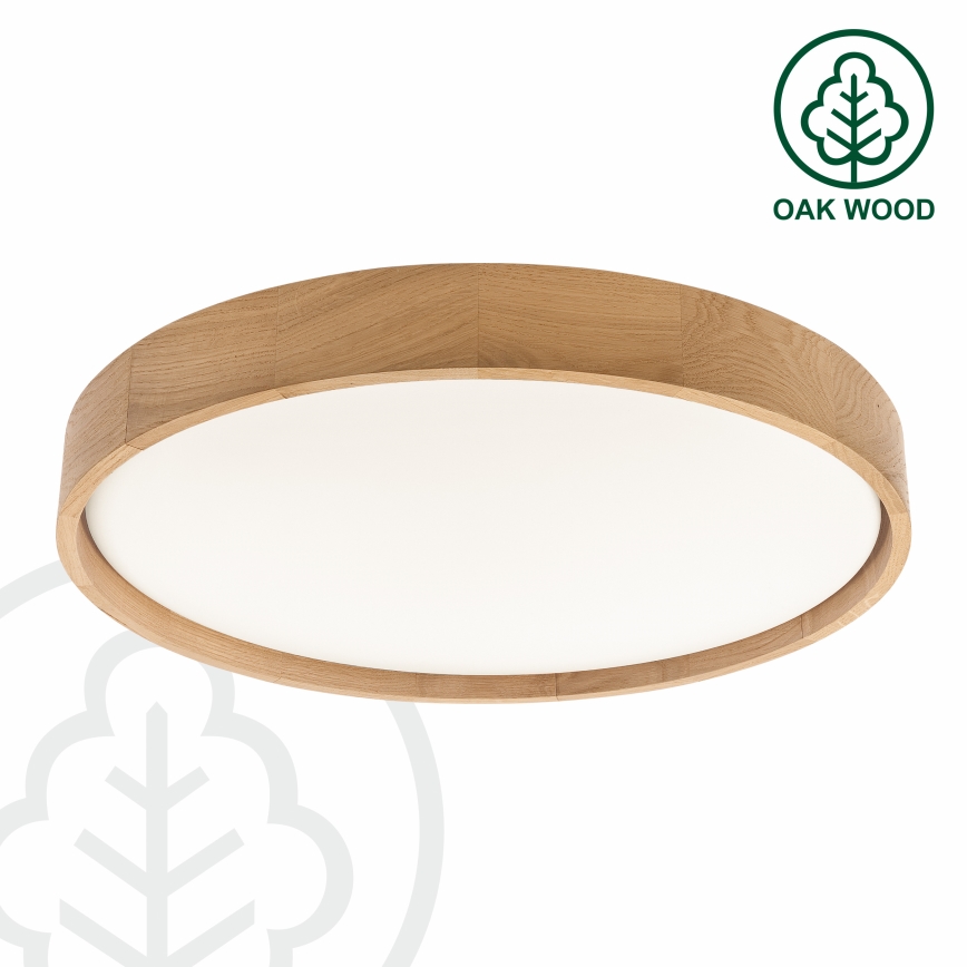 Brilagi - LED plafondlamp MANAROLA PLAIN LED/36W/230V 3000K Ø 48 cm eik