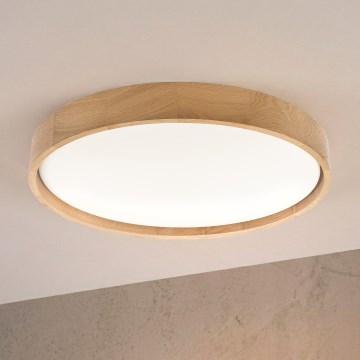 Brilagi - LED plafondlamp MANAROLA PLAIN LED/36W/230V 3000K Ø 48 cm eiken