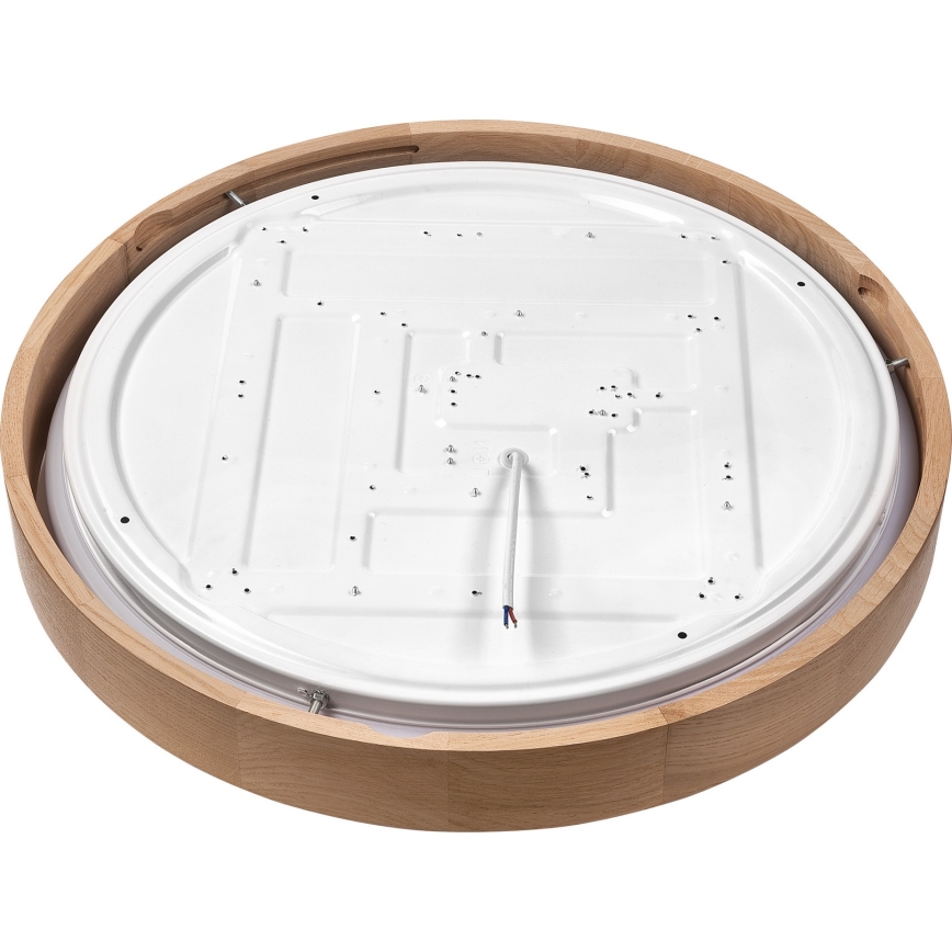 Brilagi - LED dimbare plafondlamp MANAROLA SMART LED/36W/230V 2700-6500K eiken Ø 51 cm Wi-Fi + Tuya afstandsbediening