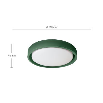 Brilagi - LED-plafondlamp MATTEO LED/24W/230V Ø 31 cm groen