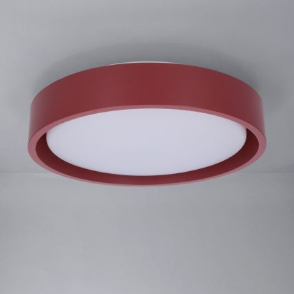Brilagi - LED plafondlamp MATTEO LED/24W/230V Ø 31 cm rood