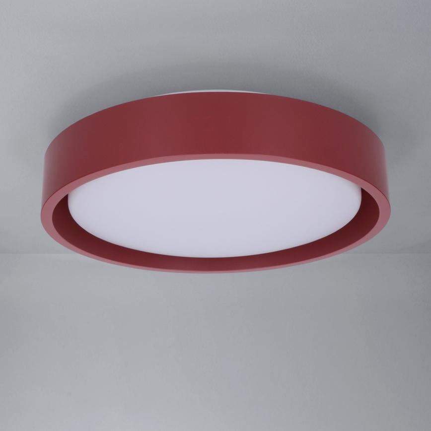 Brilagi - LED plafondlamp MATTEO LED/24W/230V Ø 31 cm rood