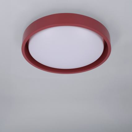 Brilagi - LED plafondlamp MATTEO LED/24W/230V Ø 31 cm rood