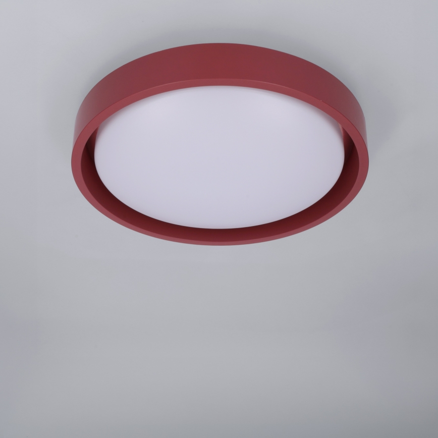 Brilagi - LED plafondlamp MATTEO LED/24W/230V Ø 31 cm rood
