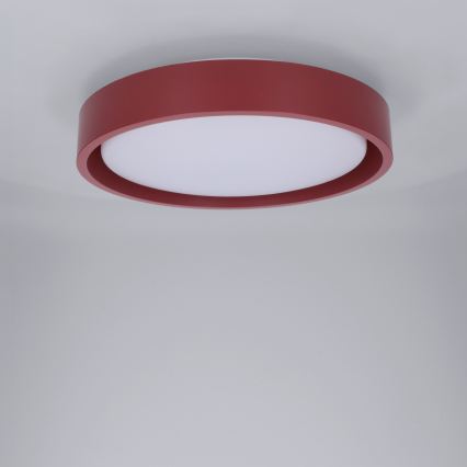 Brilagi - LED plafondlamp MATTEO LED/24W/230V Ø 31 cm rood