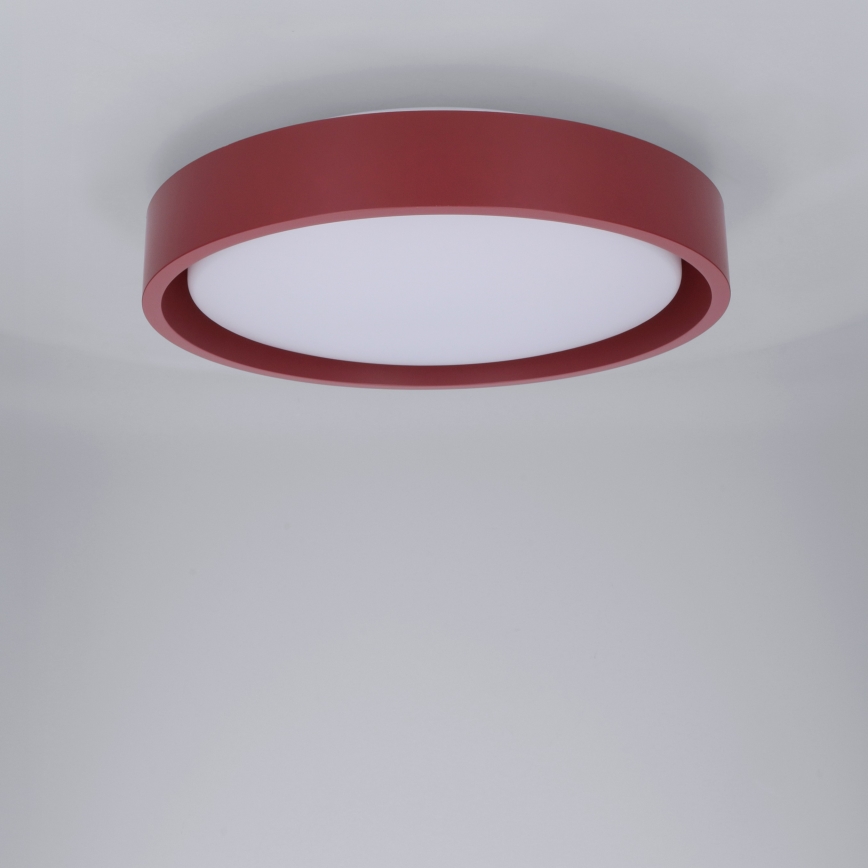 Brilagi - LED plafondlamp MATTEO LED/24W/230V Ø 31 cm rood