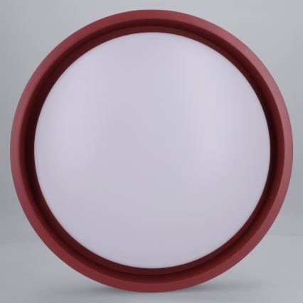Brilagi - LED plafondlamp MATTEO LED/24W/230V Ø 31 cm rood