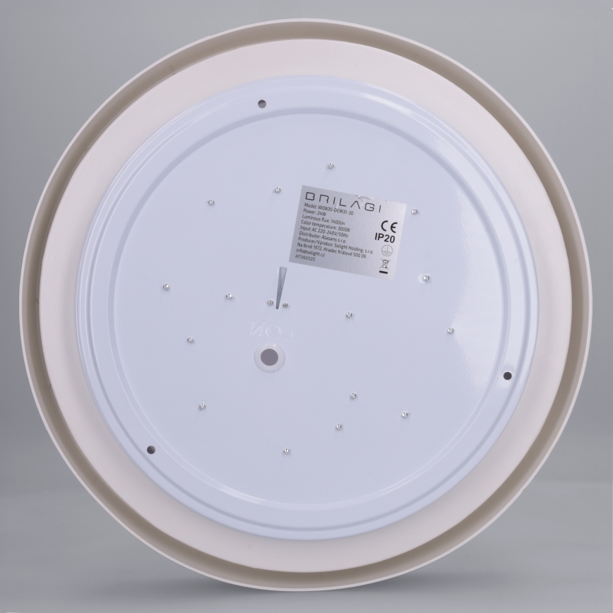 Brilagi - LED plafondlamp MATTEO LED/24W/230V Ø 31 cm rood