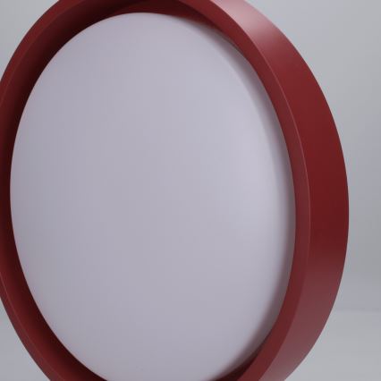 Brilagi - LED plafondlamp MATTEO LED/24W/230V Ø 31 cm rood