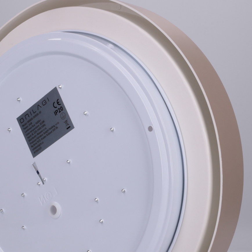 Brilagi - LED-plafondlamp MATTEO LED/24W/230V Ø 31 cm taupe