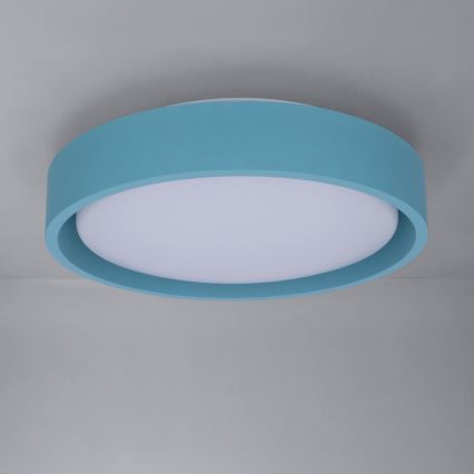 Brilagi - LED-plafondlamp MATTEO LED/24W/230V Ø 31 cm turkoois