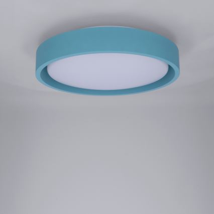 Brilagi - LED-plafondlamp MATTEO LED/24W/230V Ø 31 cm turkoois