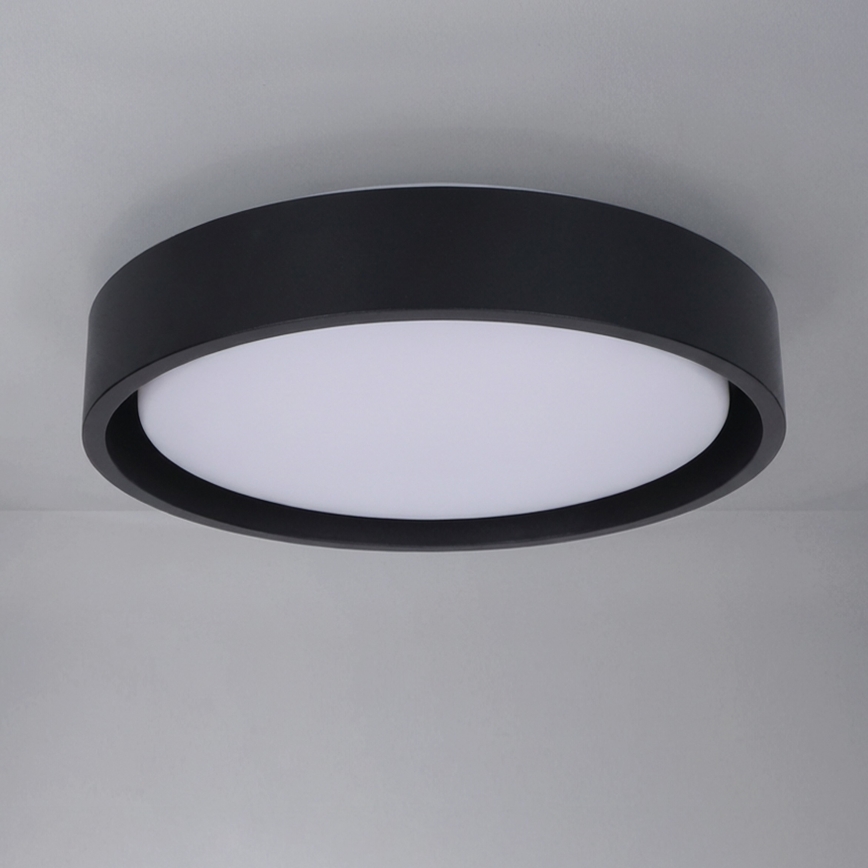 Brilagi - LED-plafondlamp MATTEO LED/24W/230V Ø 31 cm zwart