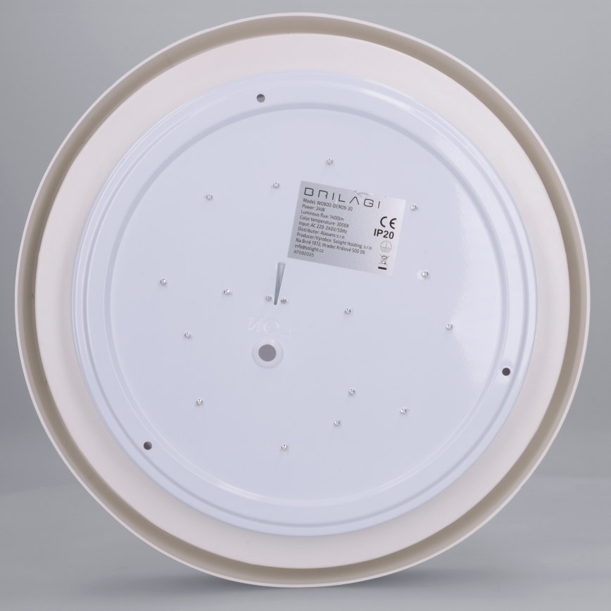 Brilagi - LED-plafondlamp MATTEO LED/24W/230V Ø 31 cm zwart