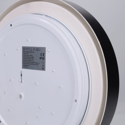 Brilagi - LED-plafondlamp MATTEO LED/24W/230V Ø 31 cm zwart