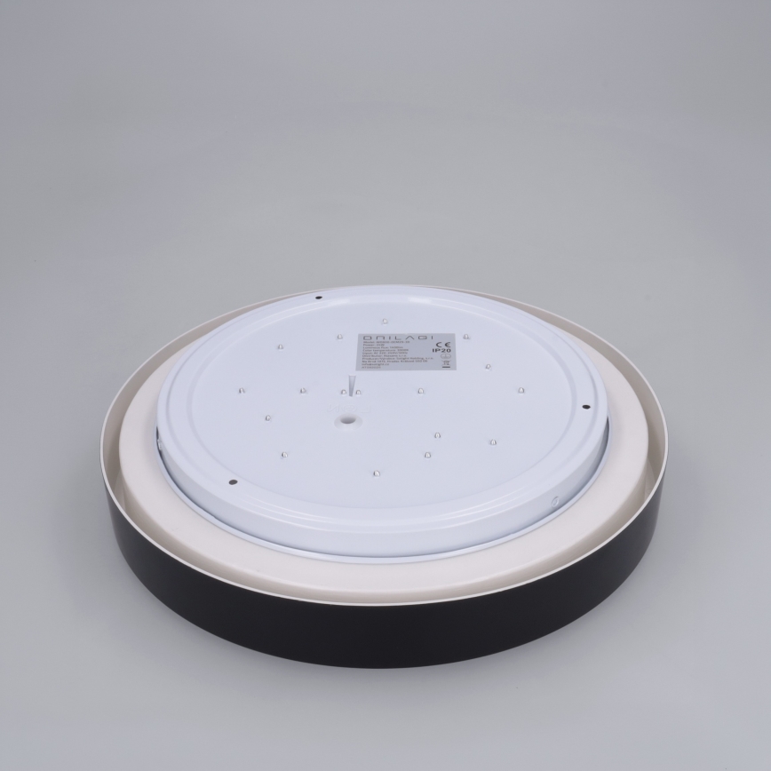 Brilagi - LED-plafondlamp MATTEO LED/24W/230V Ø 31 cm zwart