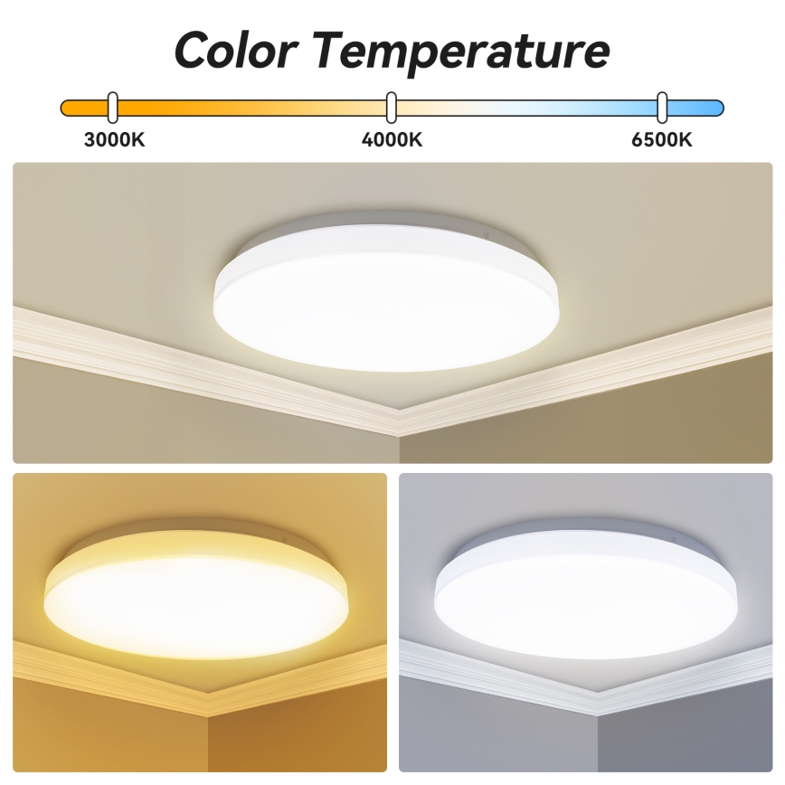Brilagi - LED-plafondlamp MILKY WAY LED/24W/230V 3000/4000/6500K Ø 38 cm