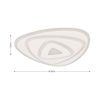 Brilagi - Dimbare LED-plafondlamp MODERN MINI LED/45W/230V 3000-6000K 30x30 cm + afstandsbediening