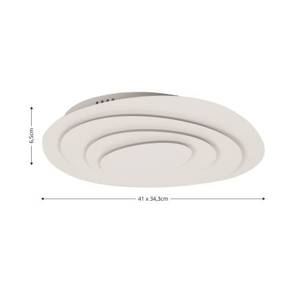 Brilagi - LED dimbare plafondlamp MODERN MINI LED/48W/230V 3000-6000K 41x34,3 cm + afstandsbediening