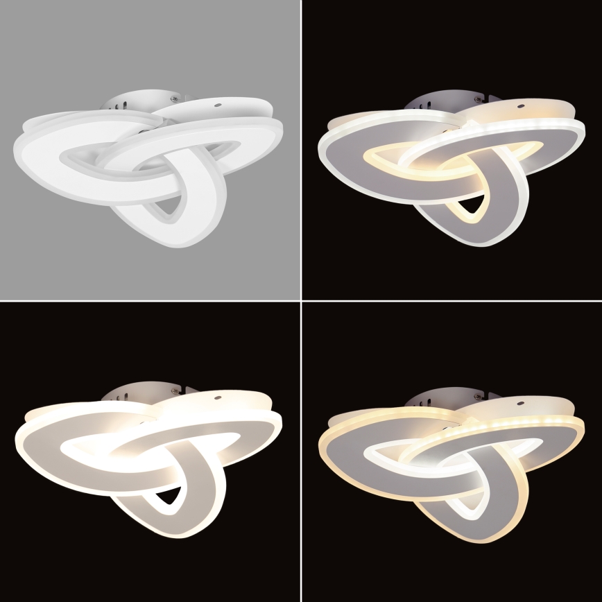 Brilagi - Dimbare LED plafondlamp MODERN MINI LED/49W/230V 3000/4000/6000K 30x30 cm + afstandsbediening