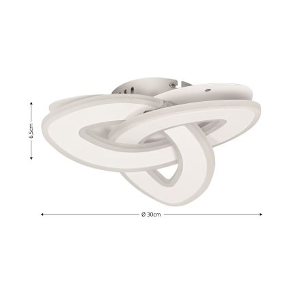 Brilagi - Dimbare LED plafondlamp MODERN MINI LED/49W/230V 3000/4000/6000K 30x30 cm + afstandsbediening