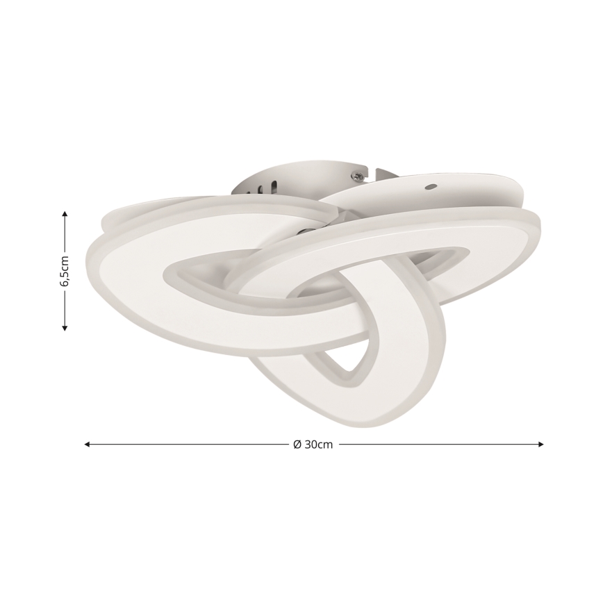 Brilagi - Dimbare LED plafondlamp MODERN MINI LED/49W/230V 3000/4000/6000K 30x30 cm + afstandsbediening