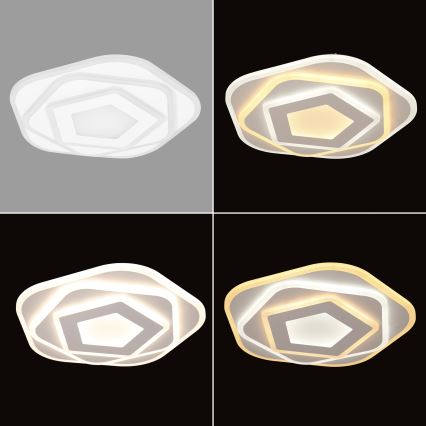 Brilagi - LED dimbare plafondlamp MODERN MINI LED/53W/230V 3000/4000/6000K Ø 30 cm + afstandsbediening