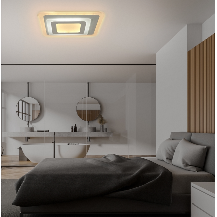 Brilagi - Dimbare LED plafondlamp MODERN MINI LED/65W/230V 3000/4000/6000K 37x37 cm + afstandsbediening