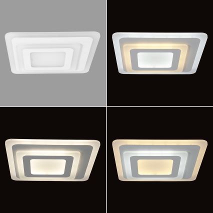 Brilagi - Dimbare LED plafondlamp MODERN MINI LED/65W/230V 3000/4000/6000K 37x37 cm + afstandsbediening