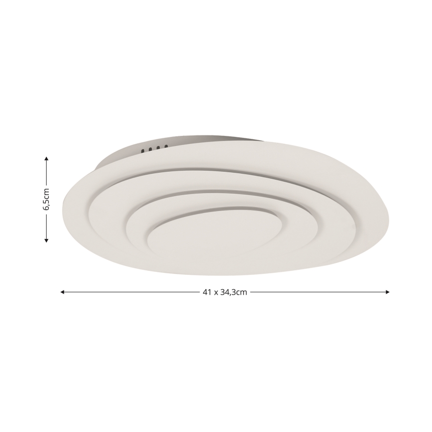 Brilagi - Dimbare LED plafondlamp MODERN MINI LED/65W/230V 3000/4000/6000K 41x34,3 cm + afstandsbediening