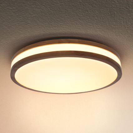 Brilagi - LED Plafondlamp MOLINA LED/24W/230V eiken diameter 29 cm